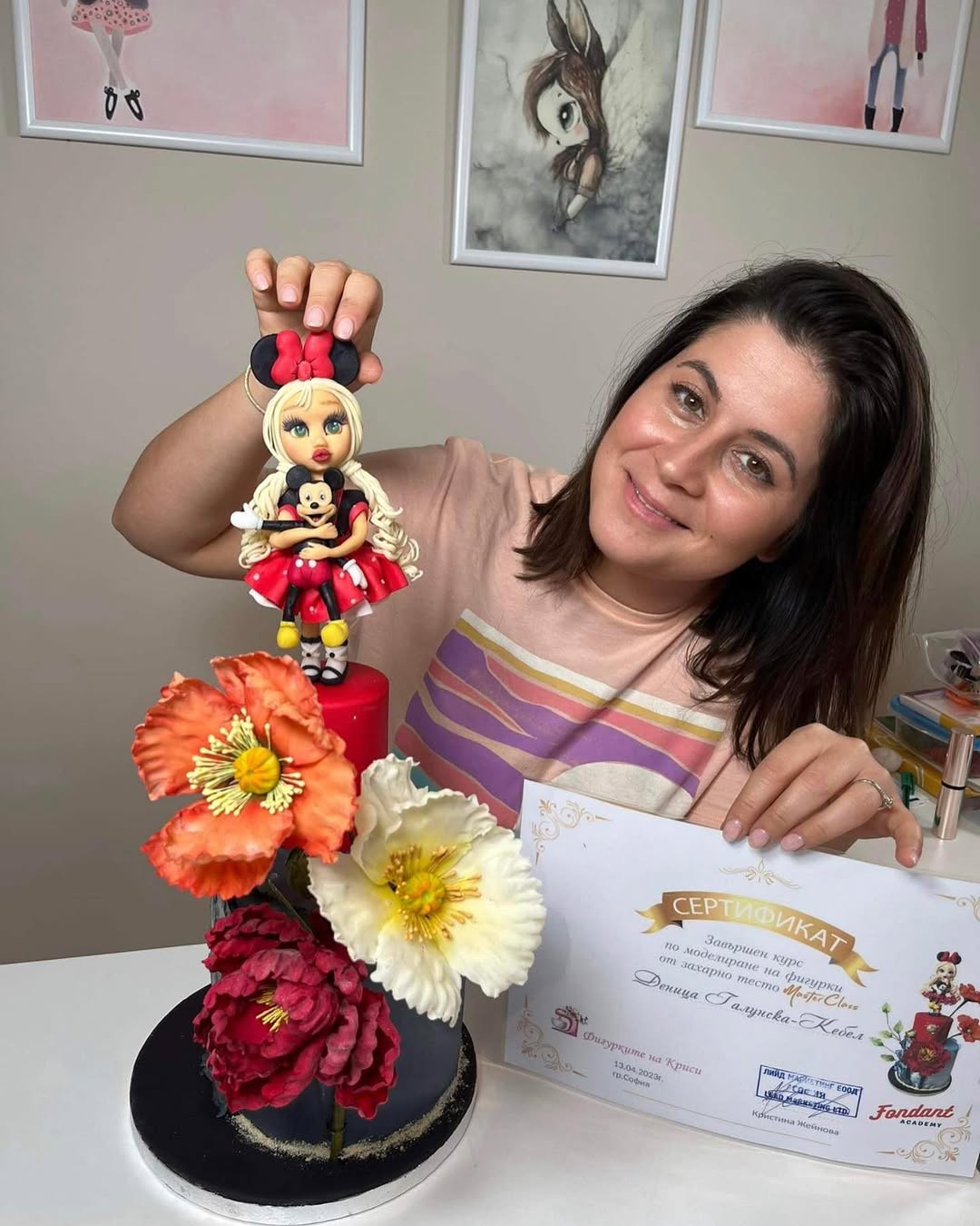 Deni, cake artist and founder of Deni's Cake Art